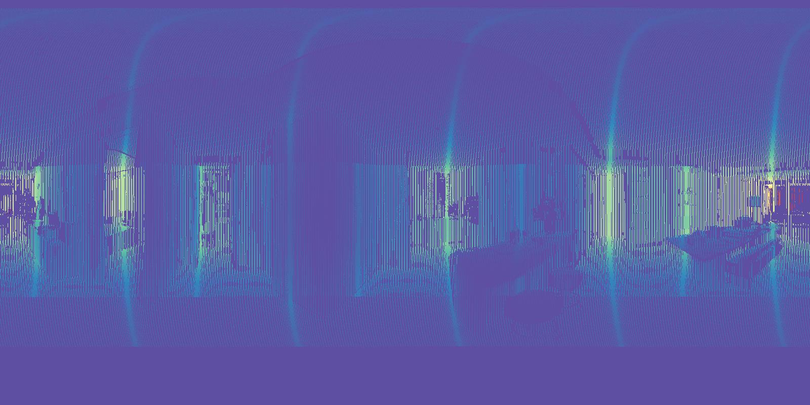 Real World Depth Map - LiDAR-derived Depth Image